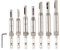 Volumoon 7 Piece Zubehör Bohrmaschine, Scharnierbohrer, Selbst Zentrierendes Bit, Bohrmaschine/Schrauber, Drill Bit Guide Set, Sechskantbohrer-Set für Metall, Multifunktionsbohrer für Holz,Stein