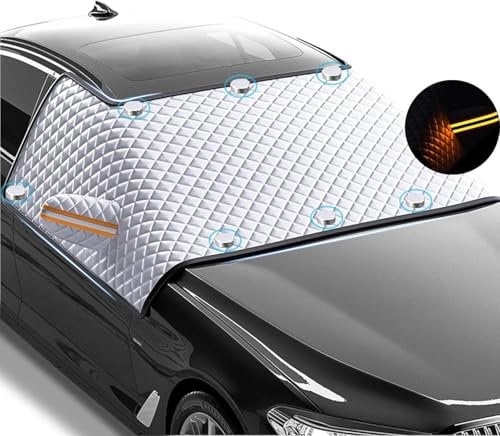 Frontscheibenabdeckung Winter, Für VW Golf 7 MK7 VII 7.5 R-Line Auto Windschutzscheiben Abdeckung, Magnetische Auto Scheibenabdeckung, Gegen Schnee