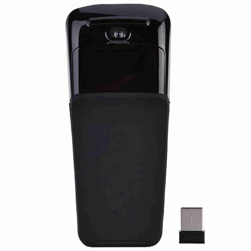 Yosoo Souris Tactile Arc Pliable 2,4 GHz, Récepteur USB, pour Ordinateur Portable, Ordinateur Portable, Utilisation Idéale pour Le Jeu, Prend en Charge Le Défilement dans Toutes Les