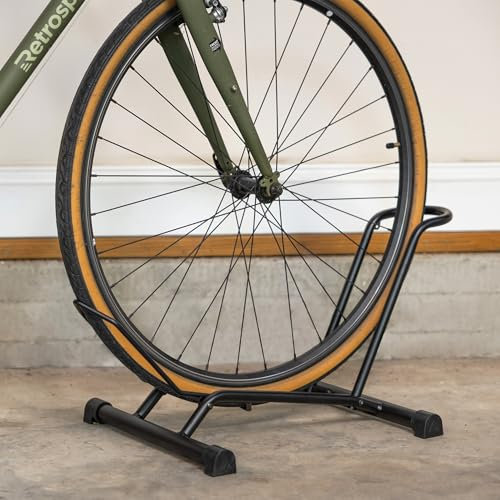 CycleStand Bike Floor Stand, No-Lift Indoor Bicycle Rack for Garage, Bike Mount Storage, Holds MTB, Road, and Ebike Stand, Bike Parking Rack, Fits Tires up to 3.5″