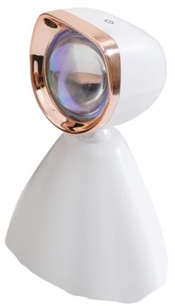 HOMSFOU Portable Sunset Projection Light Background Projection Lamp for Dreamlike Atmosphere in Bedroom Coffee Shops and Bars Romantic Decor Uniform Pattern Display