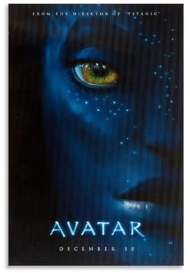 WJYCHEND Avatar Klassische Film- und TV-Serie, Leinwand-Poster, Wandkunst, dekoratives Gemälde, Schlafzimmer, 30 x 45 cm, ungerahmter Stil