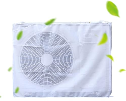 AC Unit Cover Outdoor, Air Conditioner Protective Covers, Dustproof Cover, Waterproof Sunproof Windproof Shield for Patio, Backyard, Garden, Balcony, Garage, Storage Area, 34.65 x 14.96 inches