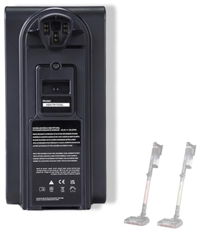 3000mAh 25.2V XBATR725SLEU Battery, Compatible with Shark IZ400UK/IZ400UKT/IZ400UKTSB/IZ420UKT Cordless Vacuum Cleaners, Replacement for Shark XBATR725SLEU Battery