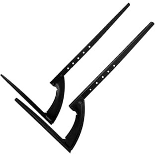 TUXCAXI Durable Table Top TV Holder With Sturdy Steel Support For 39 To 75in TVs Load Capacity Of 45kg Ensures Safe Setup TV Holder Flat Screen TVs Black Holds Up To 45kg