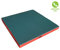 NiroSport Turnmatte 100 x 100 x 8 cm RG 25 Grün/Rot Weichbodenmatte Matte Gymnastikmatte Fitnessmatte Sportmatte Trainingsmatte Bodenmatte Schutzmatte Übungsmatte wasserdicht