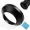 77mm Wide Angle Lens Hood,Fotover Universal Metal Lens Hood for Canon Nikon Sony Pentax Olympus Fuji Camera +Microfiber Cleaning Cloth