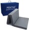 PEKITAS Matratze Klapp Reisebett 60x120 cm Höhe 6 cm für Baby Reisebettmatratze Bezug Waschbar Zusammenklappbar Transporttasche inklusive Grau