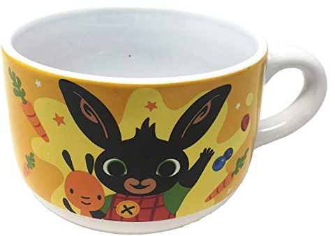 CORIEX SRL Coppa Ancha Jumbo - Bing Bunny - in ceramica - Confezione Regalo- Q00419MC