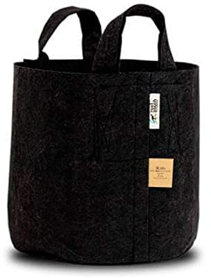 Root Pouch Bag/Pot/Growing Container Geotextile with handles 5 GAL (16L)