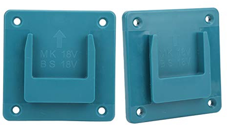 Support de Rangement de Montage, Mur de Support de Machine 2 Pièces, Avec Trous de Vis à Tête Fraisée, Pour Outil Electrique 18 V et Perceuse Electrique Bosch 18V(bleu)