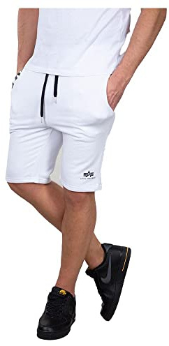 Alpha Industries Big Letters Short Short für Herren White