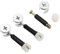 ZZSRJ 10pcs 3 In 1 Furniture Connecting Fitting Eccentric Wheel Nut Screw For Dowel Jig Cam Lock Nut Home (Color : 40mm)