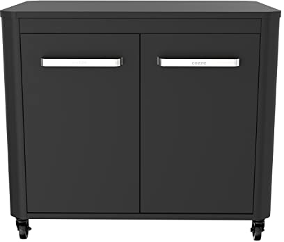 cozze® Rolltisch für Plancha 940 Edelstahl/schwarz