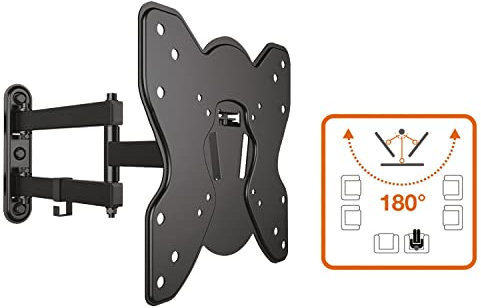 TV-Regal 28-42 mit verstärktem Schwenkarm - schwarz 451063