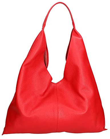 Gave Lux Damen Handtasche Echtleder D58 Feuerrot