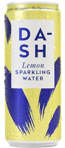 GOOD4YOU DASH Natural Sparkling Mineral Water Lemon 33cl Tin