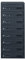 8-Personen-Briefkasten EURO GLM8 Farbe RAL 7016