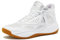AND1 Basketballschuhe für Damen und Herren, hohe Herren-Basketballschuhe – Damen-Basketball-Sneaker, Größe 39 bis 44, Weiß/Silbergrau, 8.5 Women/7 Men