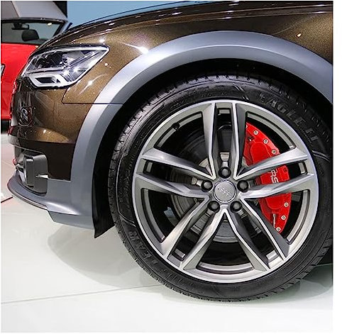4x Customized Caliper Covers Compatible For Audi Cars A3 Q3 A4L A5 Q5 A6L A7 Disk Brake Styling Decoration Kit Multi-color 4pcs/Lot (Color : Black, Size : Black RS)