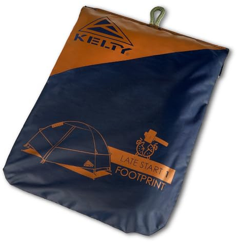 Kelty Late Start Tent Footprint (Footprint ONLY) – Lightweight, Water Resistant, Fitted Ground Sheet, Updated for 2024 (1P)