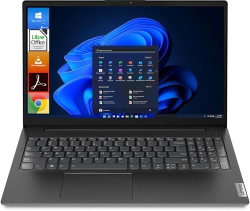 Lenovo, Notebook Pc Portatile, Intel i5 12Th Gen, Display Full HD 15,6, 16GB RAM DDR4 3200 MHz, 512GB SSD PCIe NVMe, Windows 11 Pro, Pronto all'Uso
