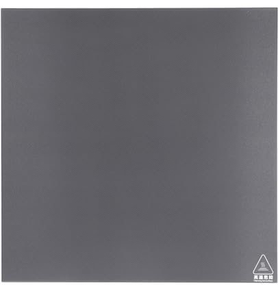 Leapiture 350 x 350 x 4 mm 3D-Drucker-Glasbett-Glasoberfläche, gehärtetes Glas, Druckbett-Glas-Druckoberfläche für 3D-Drucker-Stabilität