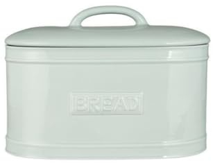 IB Laursen Brotbox oval hellblau, B: 20 H: 26 L: 36