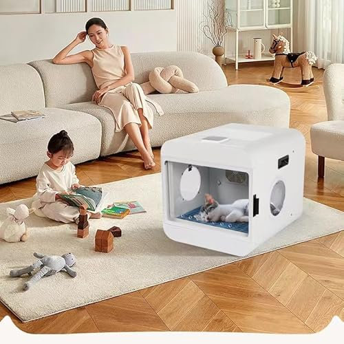 EDELWEISS BEAUTY Secadora Automática de Mascotas, Cómodo y Ventilado, Secado Rápido,Silencio, 65L, 1200W