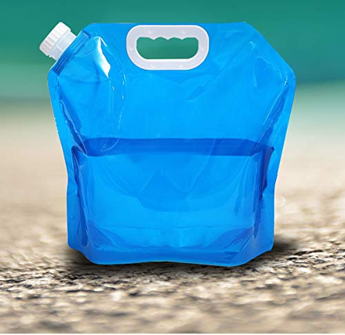 Bidon d'eau Bidon d'eau Pliable Conteneur d'eau Sac de Stockage d'eau Réservoir d'eau Pliable extérieur Seau de Boisson pour Le Camping équitation randonnée Pique-Nique Voyage Barbecue