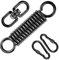 Yuattory Schaukel für HäNgender Sessel, mit 2 Karabiner Haken und 360 ° Drehbarem Haken, TragfäHigkeit 250 Kg für HäNgender Sessel, HäNgematte, Yoga Usw