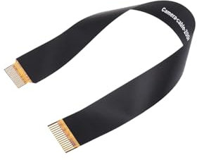 CSI FPC Flexibles Kabel für Raspberry Pi 5, 22Pin auf 15Pin Pi5 Kamerakabel Geeignet für CSI Kameramodule, mit Schwarzer EMI Abschirmungsfolie, Stabilere Signalübertragung (200mm)