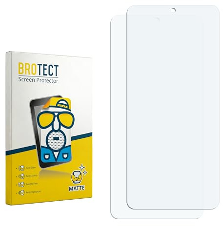 BROTECT Schutzfolie für Xiaomi Poco F7 | 2 Stück Entspiegelnder Displayschutz Made in Germany Matte Displayschutz-Folie Anti-Reflex Anti-Fingerprint Einfache Montage