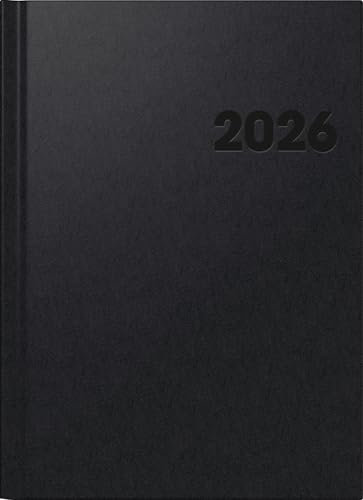 BRUNNEN Buchkalender Mod. 781 '26 | A4, Kunststoff, schwarz