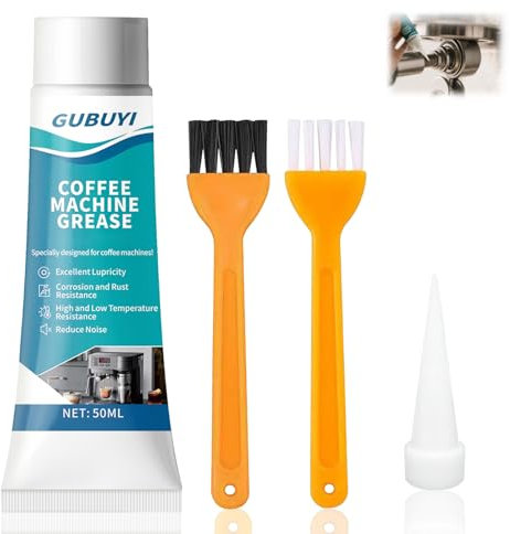 Grasso al Silicone, Grasso Bianco, Grasso Alimentare per Macchina Caffe, Resistente al Calore, Grasso per Cuscinetti, per Macchine da Caffè, O-Ring, Guarnizioni-50ml