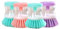 4 PCS Washing Up Brushes, Dish Brush, Liquid Added Design, Refillable Washing up Brushes with Liquid Dispenser, For Cleaning Pots, Pans, Dishes, Sinks, Stoves and Kitchen Utensils
