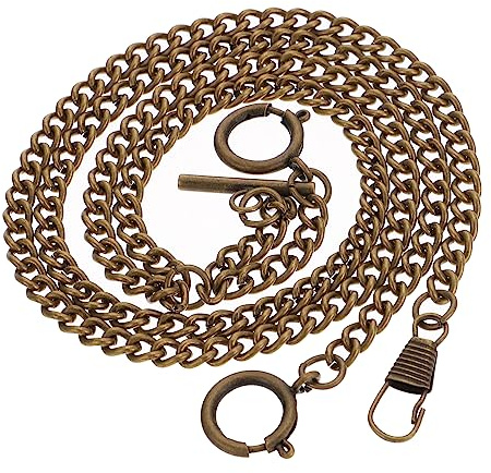 SHERCHPRY Taschenuhr Hängekette Für Herren Mit Schnallen Passend Für Westen Oder Abendgarderobe Dekorative Kette Und Tadellose Verarbeitung