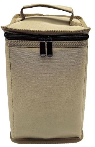 GETBSTOOP Fuel ​Cylinder Storage Bag 600D Oxford Cloth Butane Fuel Canister Cover Anti-Collision Camping Lantern Gas Bag with Handle for Outdoor Camping Cooking Travel Picnic