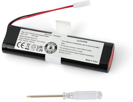 Oyomba 3200 mAh/14,8 V Ersatzakku für Qihoo 360 S6 Roboterstaubsauger