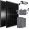 Balkonkraftwerk 1170W Solaranlage mit Speicher Marstek 2240W, 800W TSUN Micro Wechselrichter WiFi Bluetooth, 2X 450W Bifaziale Solarmodule, Schukokabel 5m, Photovoltaik PV Anlage, mit Smart Meter