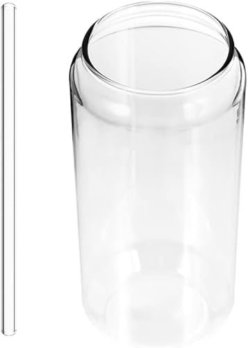 Bicchieri con cannuccia, bicchieri da birra a forma di lattina, bicchieri da cocktail, bicchieri da whisky, bicchieri da caffè freddo, bicchieri da tè, bicchieri da vino, calice da 550 ml in vetro