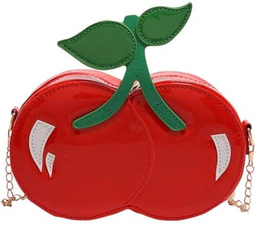 Ymxygz Kirschförmige Umhängetasche Kette, Lässige Schultertasche Für Damen, Vielseitige Handtasche, Reise-, Einkaufs- Und Pendlertasche Für Mädchen