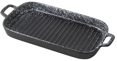 Baking Tray Large Rectangular Baking Dish 30.6cm Ceramic Baking Pan for Cooking Kitchen and Daily Use Safe for Oven Microwave Baking(Gris)