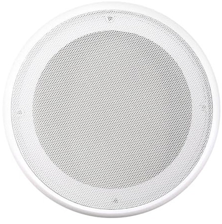 KiBcsLic Cache-Haut-Parleur de Plafond Blanc, Grille de Remplacement pour Haut-Parleur de Voiture, pour Camion, pièces détachées Automobiles Marines, 5 Pouces