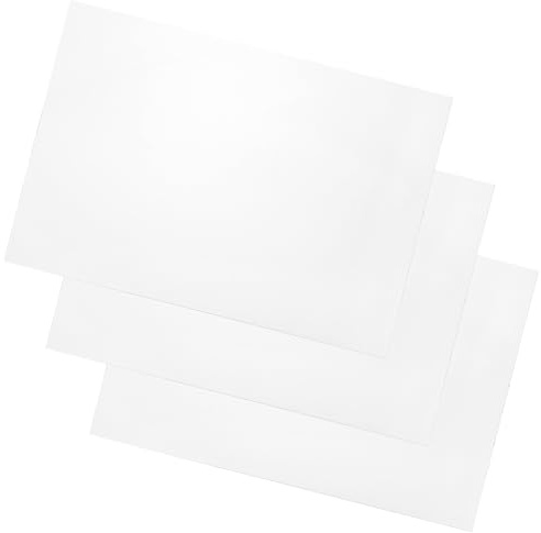 LOLIPPYY A4 PVC Kunststofffolie Transparent 3 Stück Dünne Bilderschutzplatte 210x297mm Robuste Klarsichtfolie für Bilderrahmen Basteln und Fotodisplay