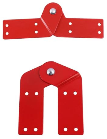 RoaQinFo Loft Hinge, Folding Hinge, Heavy Duty Metal, Replacement Part for Retractable Loft Ladder, 2pcs
