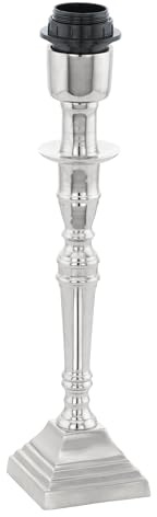 EGLO Tischlampe Bedworth, Nachttischlampe, Tischleuchte, Aluguss in nickel | E27 Fassung