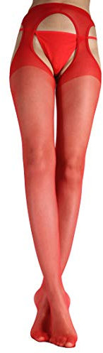 WOOTI TIGHTS collant GUSTOSA S ROSSO