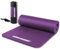 Muawo Premium Sportmatte und Fitnessmatte, perfekt als Yogamatte, Gymnastikmatte, Trainingsmatte | rutschfest | extra-dick & extra-lang | 190 cm Länge x 100 cm Breite x 1,5 cm Dicke (Lila)