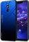 Cadorabo Estuche Compatible con Huawei Mate 20 Lite en Azul - Nero - Funda Protectora Bicolor Fabricada en Silicona TPU y Parte Trasera de Cristal Templado